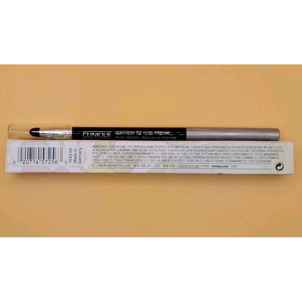 Clinique Quickliner for Eyes Intense #09 INTENSE EBONY~0.01 OZ, NIB - Picture 2 of 4